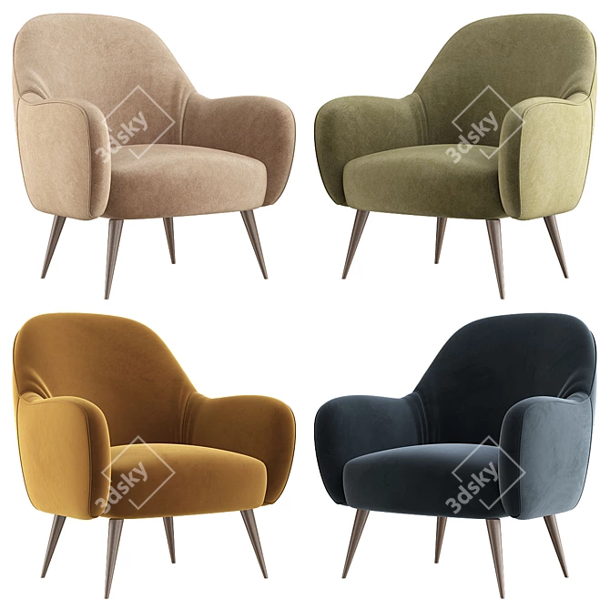 Elevate Your Comfort with Vibieffe 650 Nido 3D model image 1