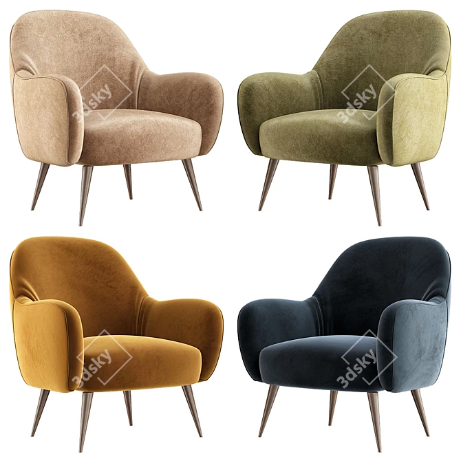 Elevate Your Comfort with Vibieffe 650 Nido 3D model image 2