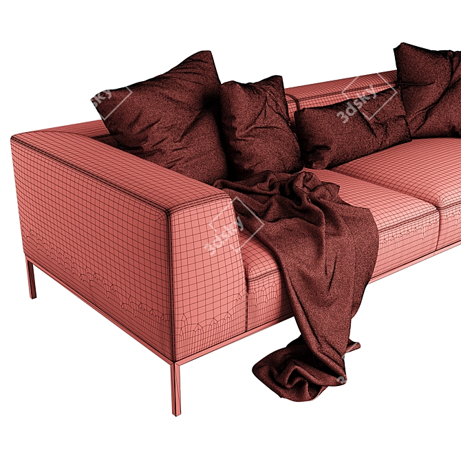 Modern Vision Furman Sofa 3D model image 5