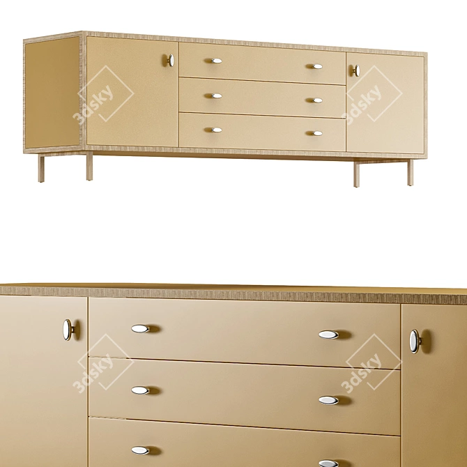 Modern Classon Sideboard 2 3D model image 1