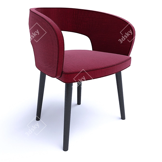 Fameg B-1523: Stylish & Compact Seating 3D model image 1