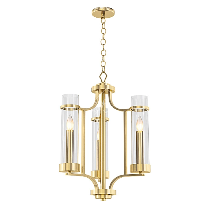 Modern Chandelier Collection - 4 Designs 3D model image 5