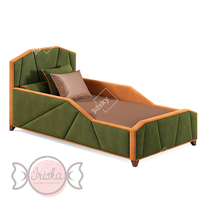 Morgan Children's Bed: Stylish and Functional 3D model image 1