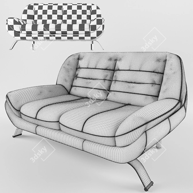 Mello Gala 2-Seater Sofa 3D model image 5