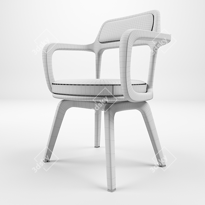 Italian Luxury: GEORGWTTI Chair 3D model image 9