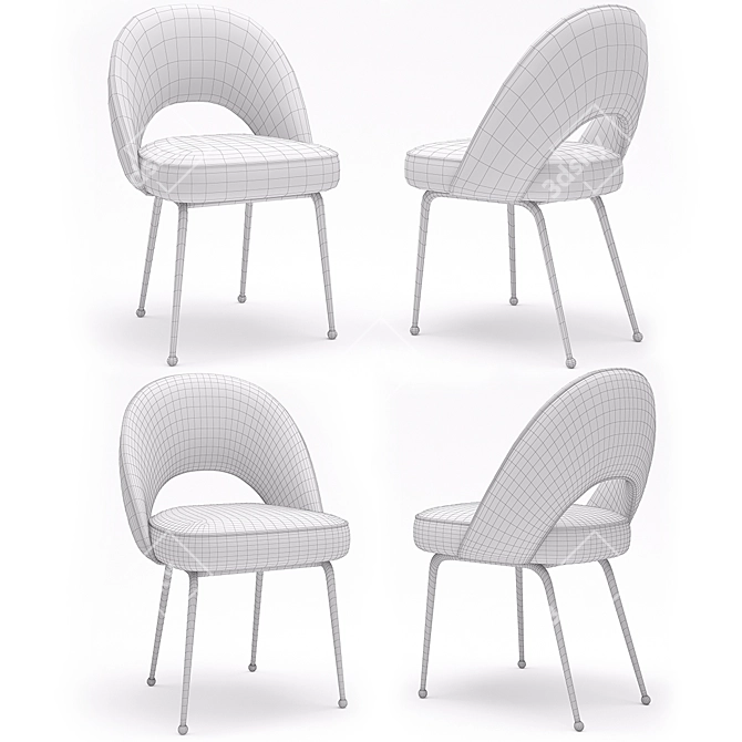 Tosconova Fifty Chair: Elegant and Versatile Seating 3D model image 5