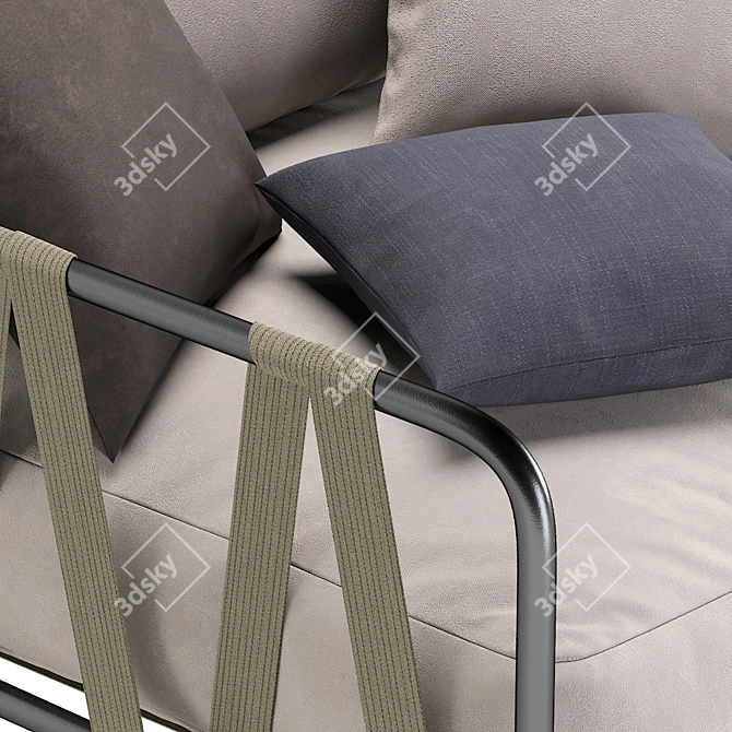 Vermobil Miami Chair: Sleek and Stylish 3D model image 3