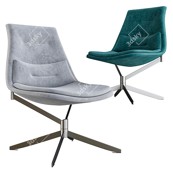 Frank: Modern Chair for Sleek Interiors 3D model image 1