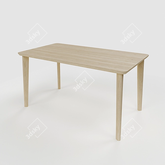 Naturally Elegant Lisabo Table 3D model image 1