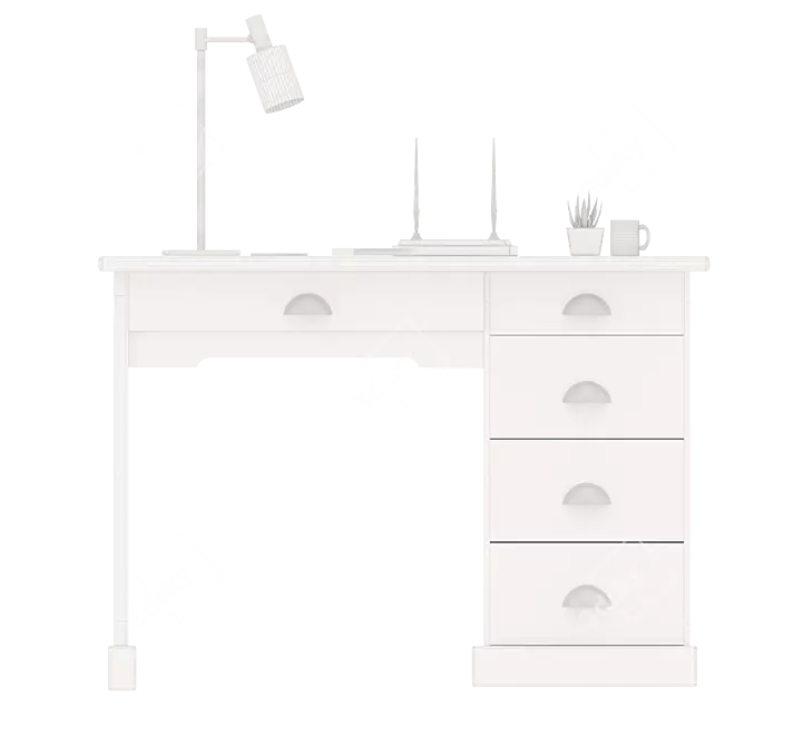 Modern Betta Desk - Stylish and Functional 3D model image 3