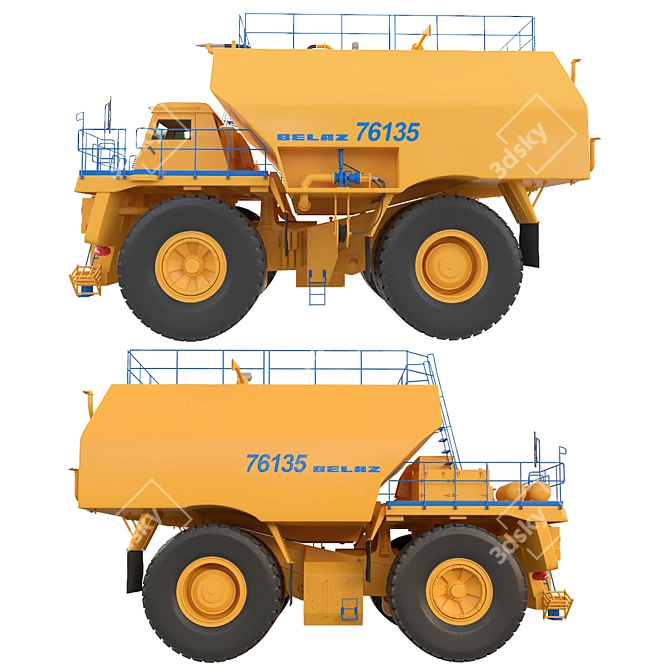 Belaz 76135: Heavy-Duty Sprinkler 3D model image 3