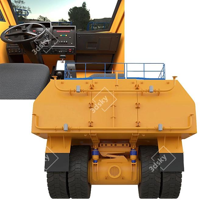 Belaz 76135: Heavy-Duty Sprinkler 3D model image 4