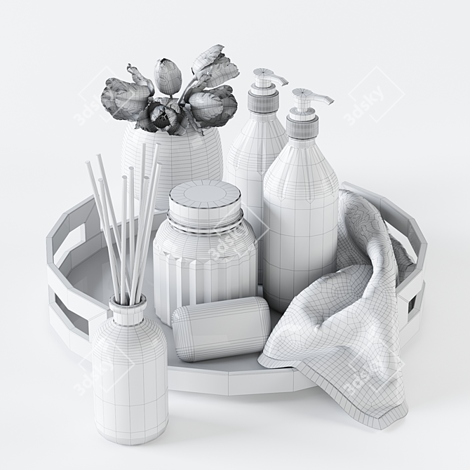 Barr-Co Bath Essentials Set 3D model image 4