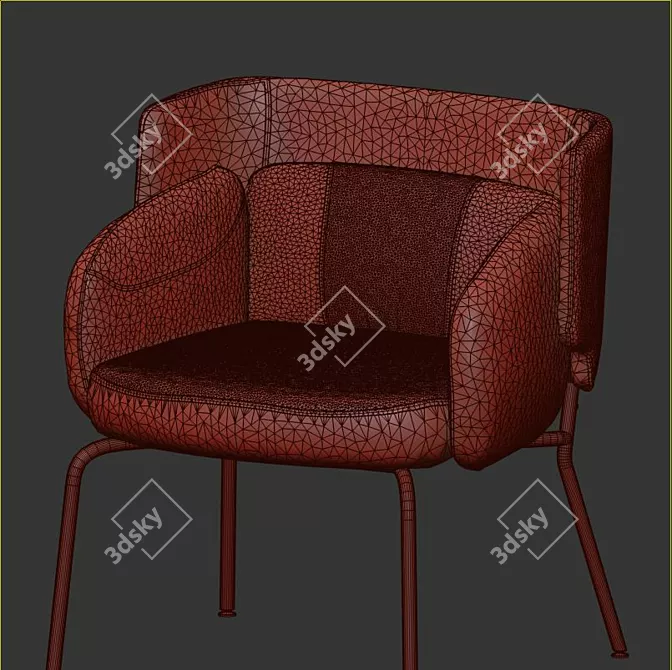 IKEA BINGSTA Armchair: Stylish Comfort for Your Home! 3D model image 5