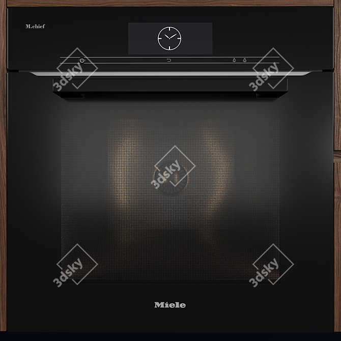 Minimalistic Miele Kitchen Set 3D model image 4