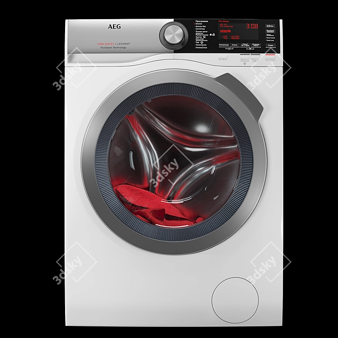 AEG L8WBC61SR Washing Machine 3D model image 1