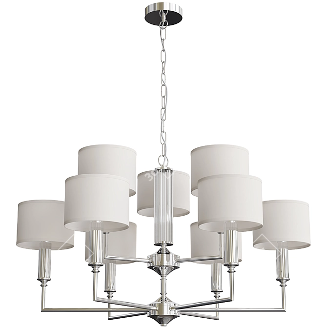 Elegant Laciness Chandelier Set 3D model image 5