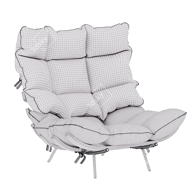 Versatile Armchair for Stylish Interiors 3D model image 2