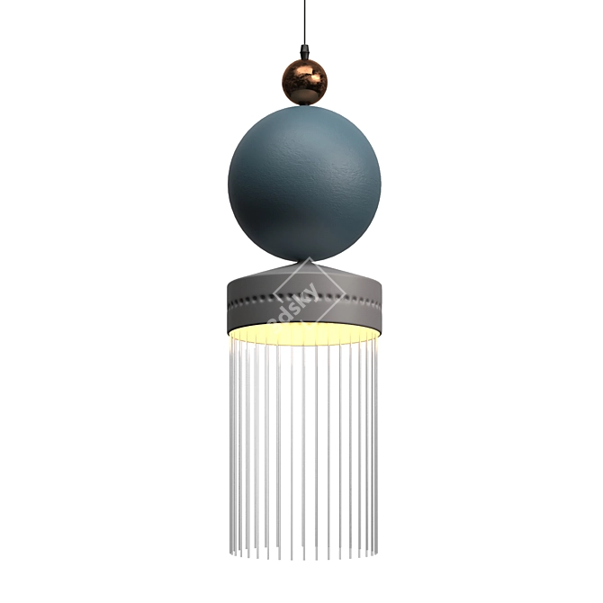Modern Hanging Lamp 3D model image 5