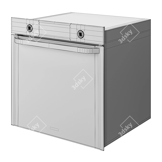 Samsung NV9900J NV75K5541BS 3-in-1 Electric Oven 3D model image 4