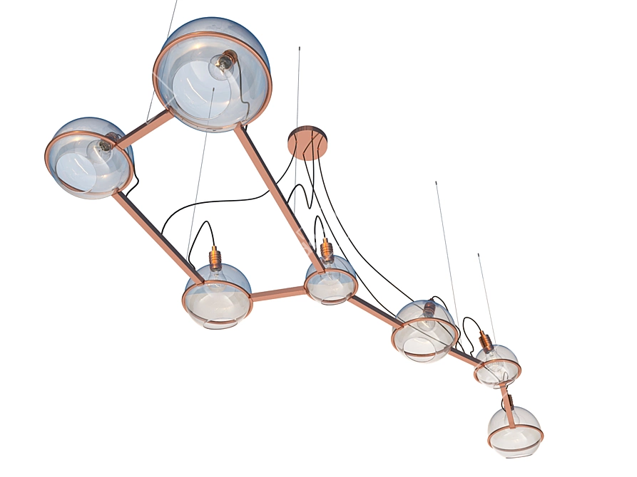 Stunning "Ursa Major" Chandelier 3D model image 3