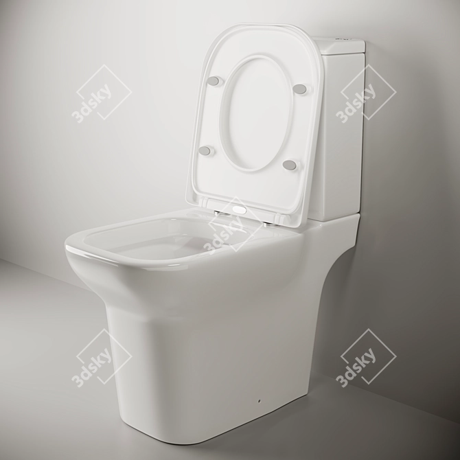 Ceramica Nova Enjoy CN1101E: Elegant Floor Standing Toilet 3D model image 3
