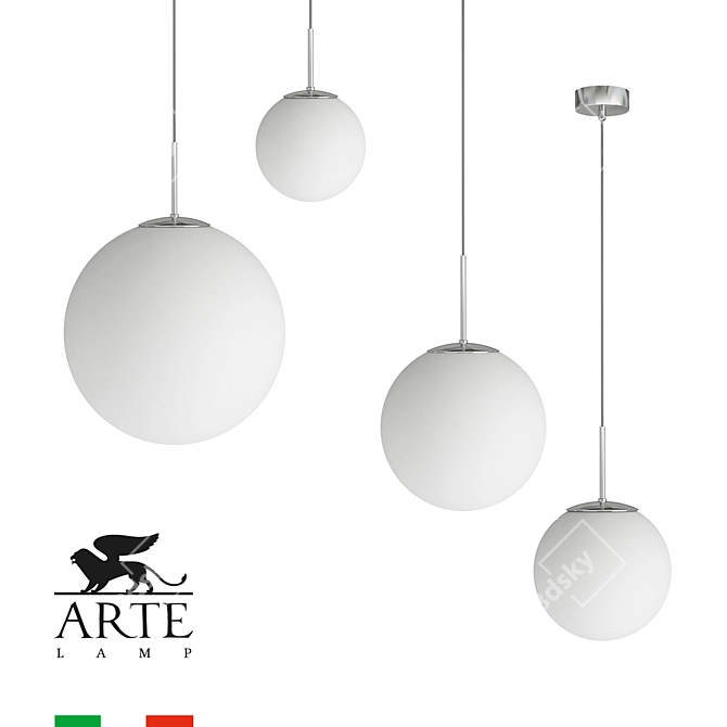 ARTE Lamp Volare Pendant Light 3D model image 1