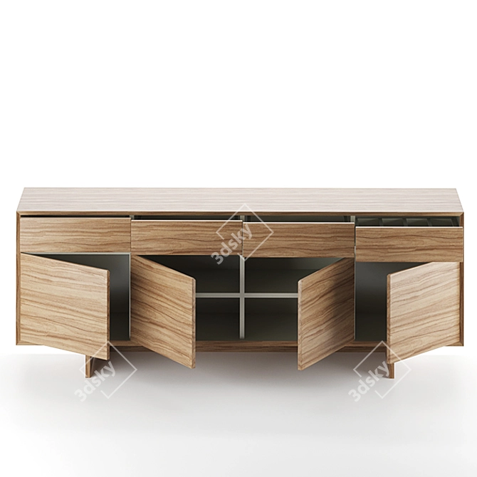Elegant Pietro Buffet: Versatile and Stylish 3D model image 2