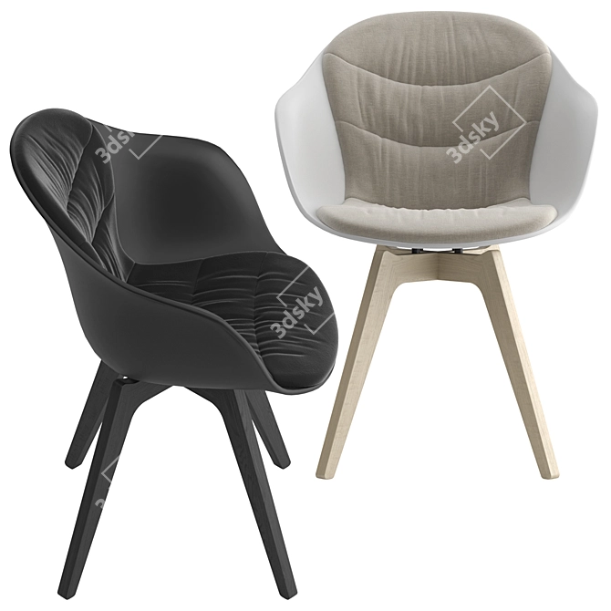 Modern BoConcept Adelaide Chair 3D model image 4