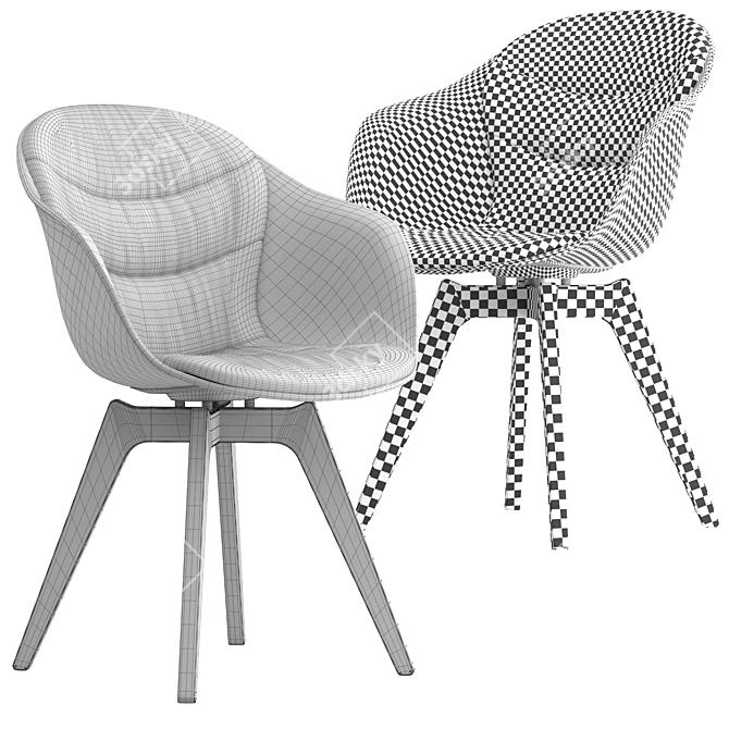 Modern BoConcept Adelaide Chair 3D model image 5