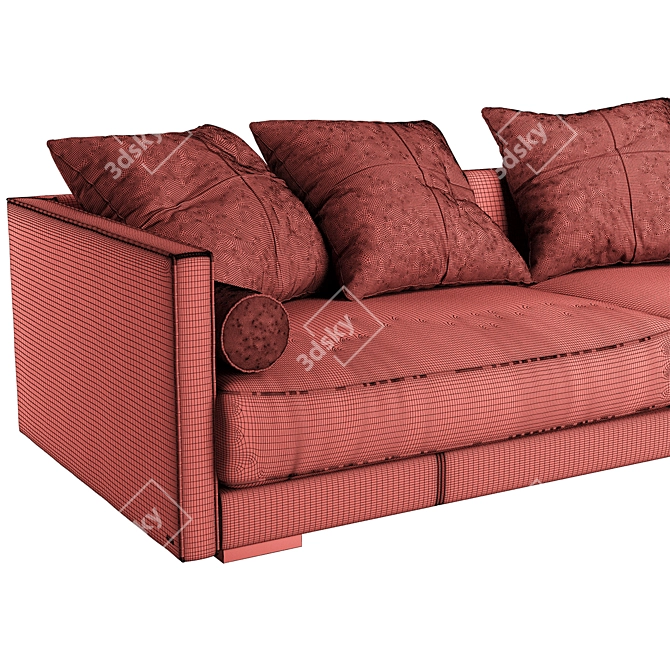 Comfort and Style Combined: Vogue Sofa 3D model image 3