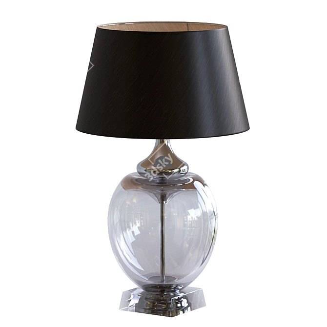 Villa Lumi Lisbon to Miami: Sophisticated Table Lamp 3D model image 1