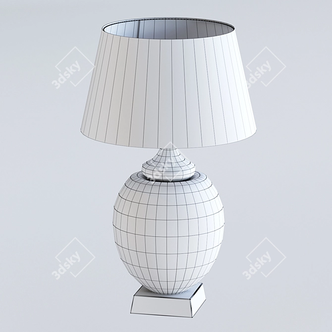 Villa Lumi Lisbon to Miami: Sophisticated Table Lamp 3D model image 3