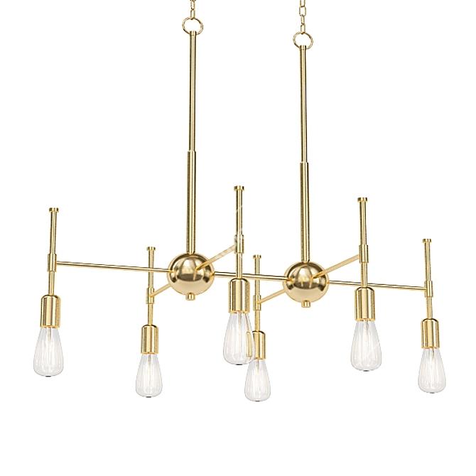 Modern Chandelier Collection: Set135 3D model image 5