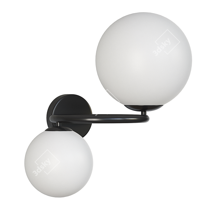 Poldi Wall Lamp: Stylish Illumination 3D model image 3