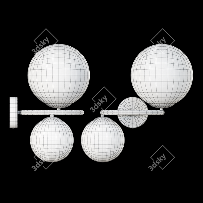 Poldi Wall Lamp: Stylish Illumination 3D model image 4