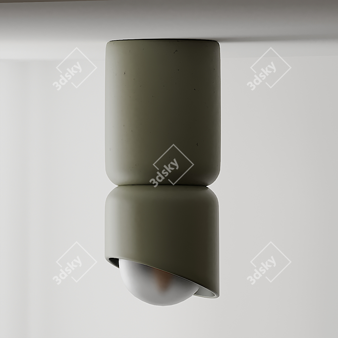 TERRA 1.5 Ceiling Lamp: Elegant Illumination by MARZ 3D model image 1