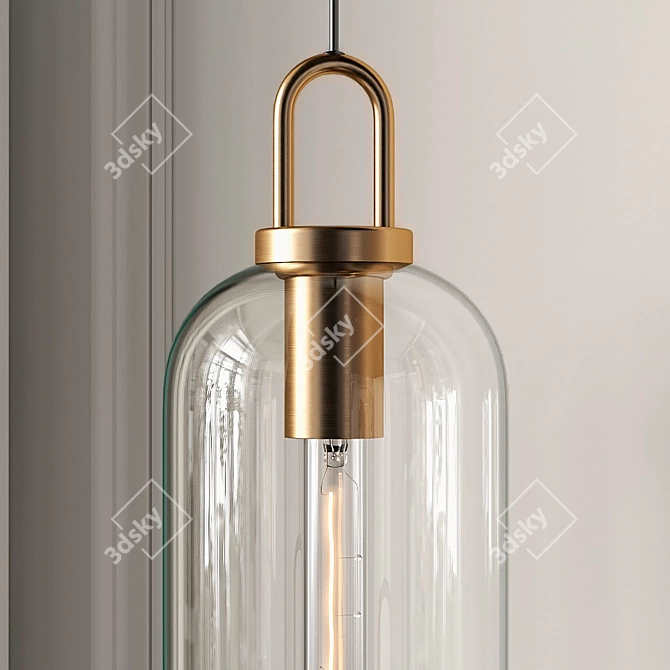 Modern Cylinder and Sphere Design: Lampatron Gauss 3D model image 2