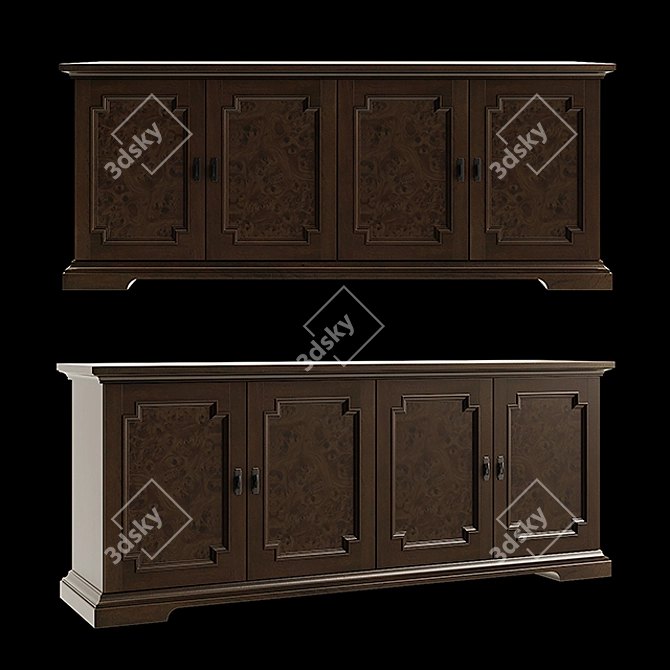 Lexington Corbett Media Console 3D model image 1