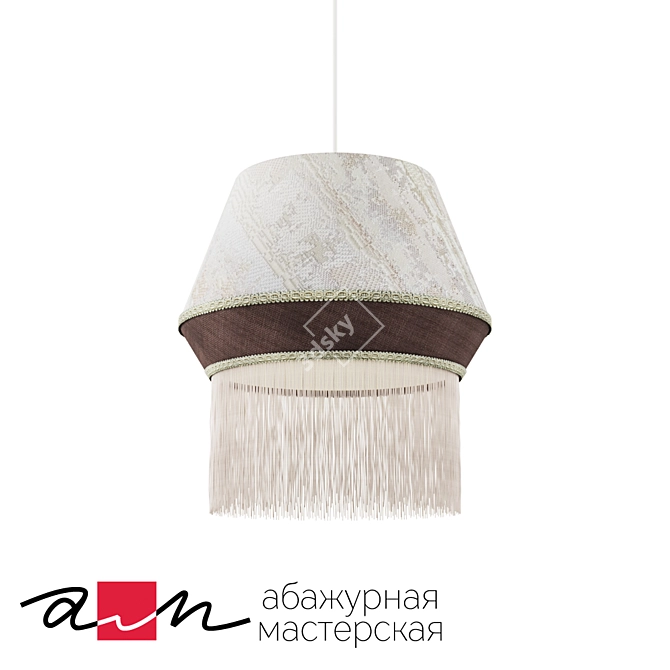 "Irish" Pendant Lamp (OM) - Elegant Lighting for Your Ceiling 3D model image 1