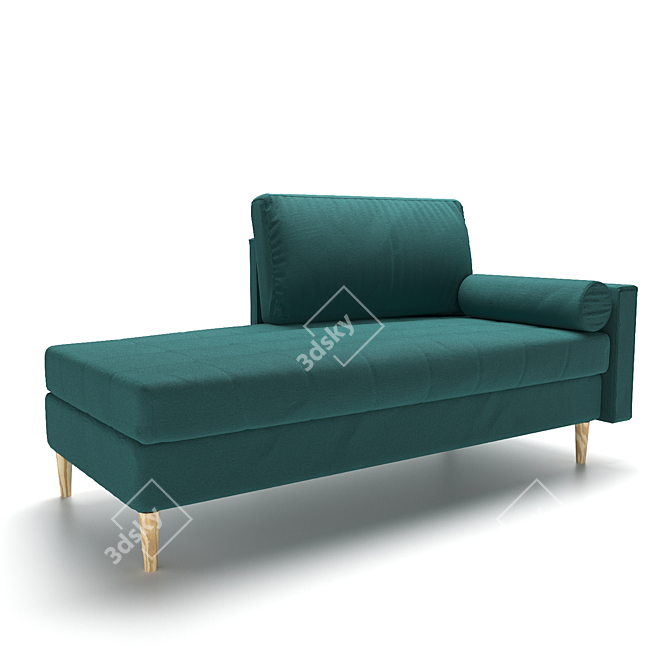 Minimalist Emerald Couch 3D model image 1