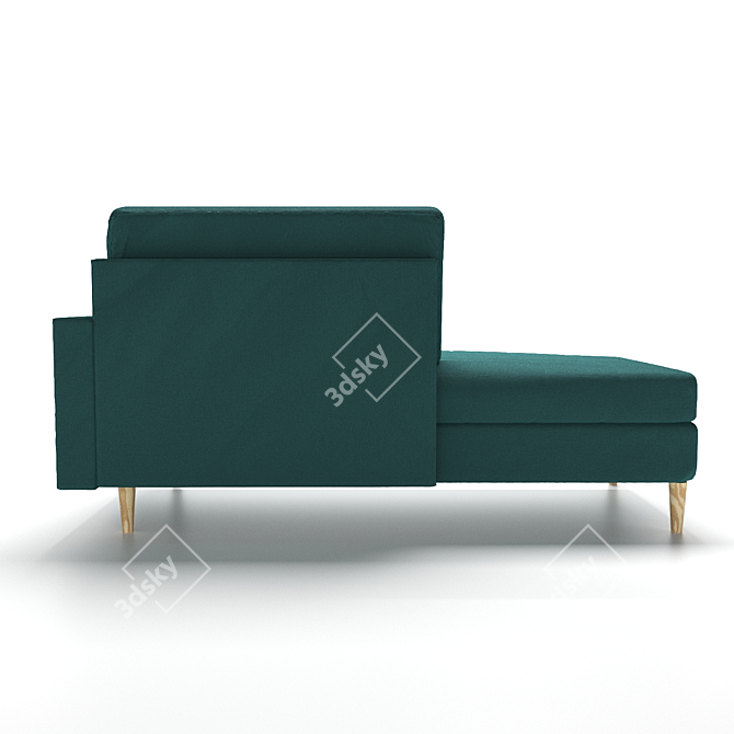 Minimalist Emerald Couch 3D model image 4