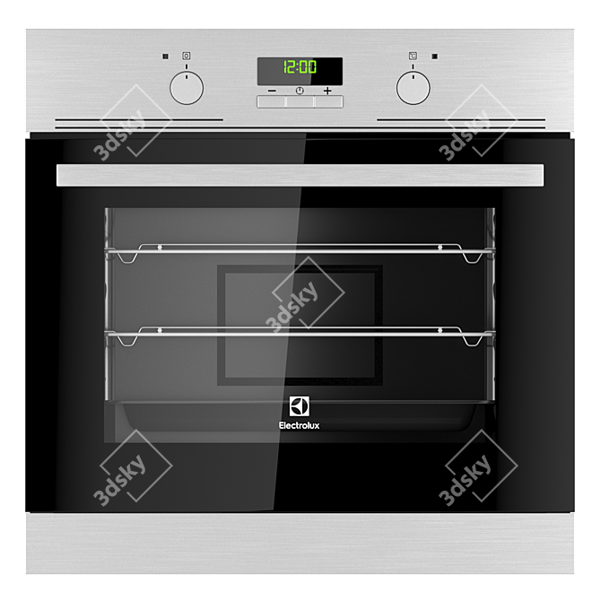 Electrolux EZB52430AX Built-In Oven - Sleek and Efficient 3D model image 1