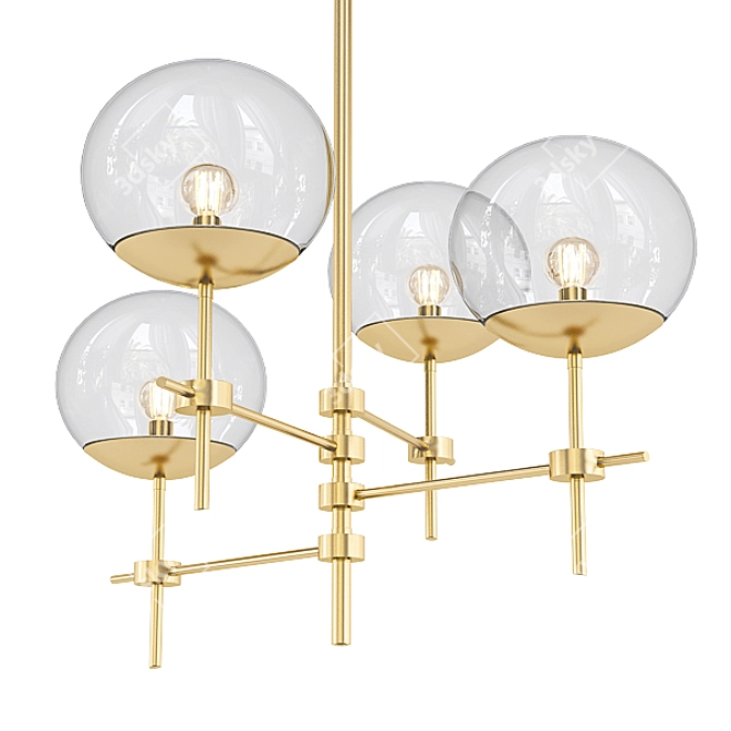 Contemporary Chandelier Collection 3D model image 5