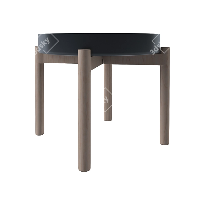 Birch Gray Coffee Table 3D model image 1