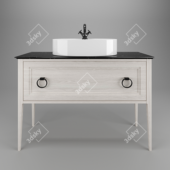 Classic Elegance: Plaza Bathroom Collection 3D model image 7