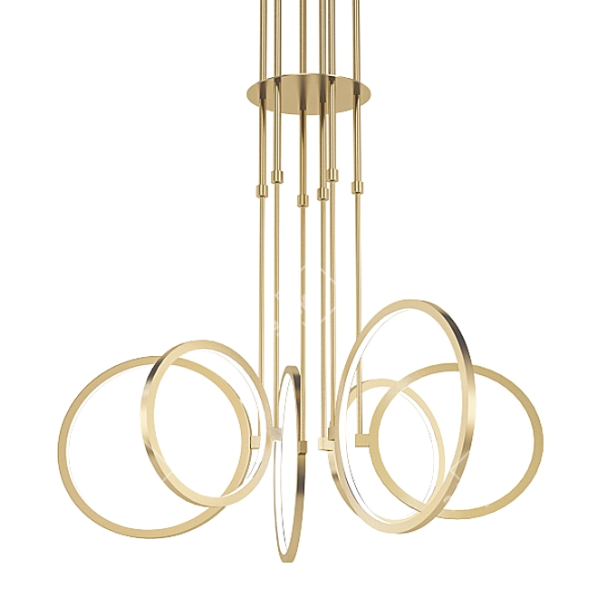 Title: Modern Chandeliers Collection 3D model image 2
