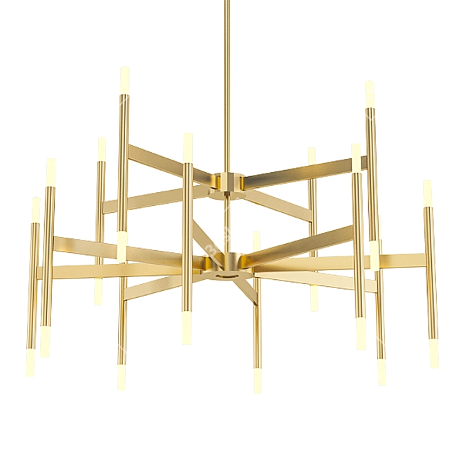 Title: Modern Chandeliers Collection 3D model image 4