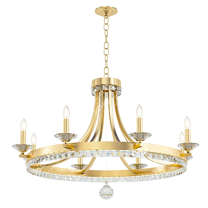 Modern Lighting Collection: Chandeliers & Pendants 3D model image 2