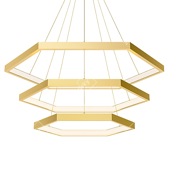 Modern Lighting Collection: Chandeliers & Pendants 3D model image 3